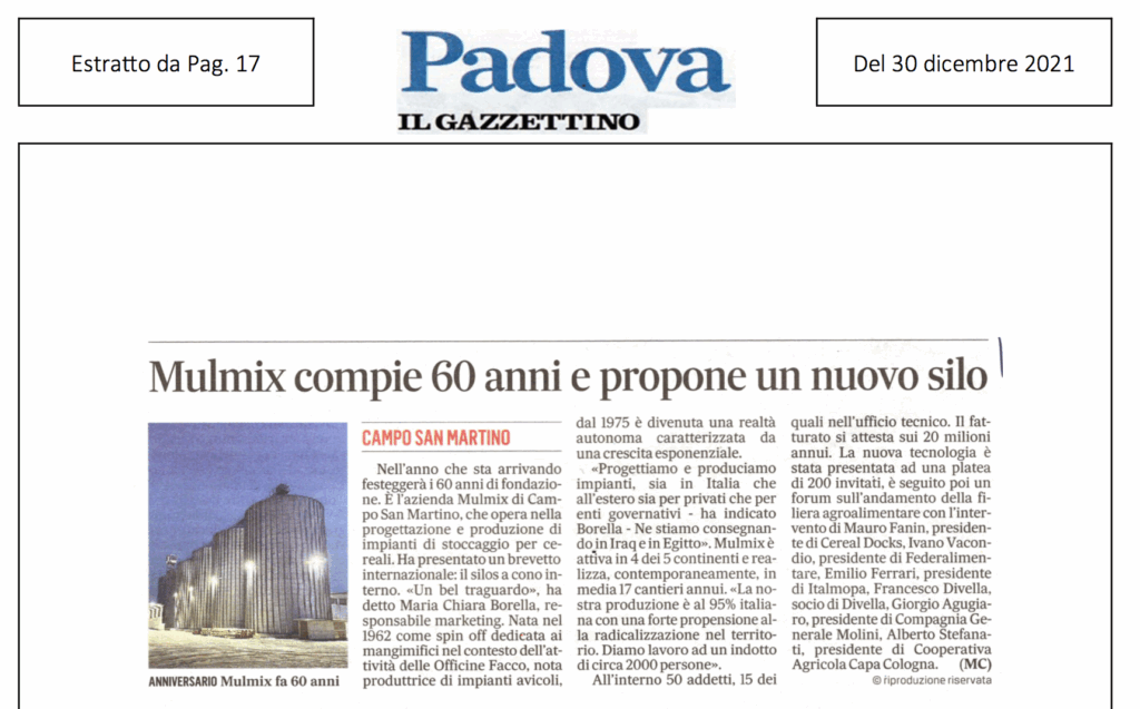 Nel Gazzetino un articolo che parla di noi del forum di novembre