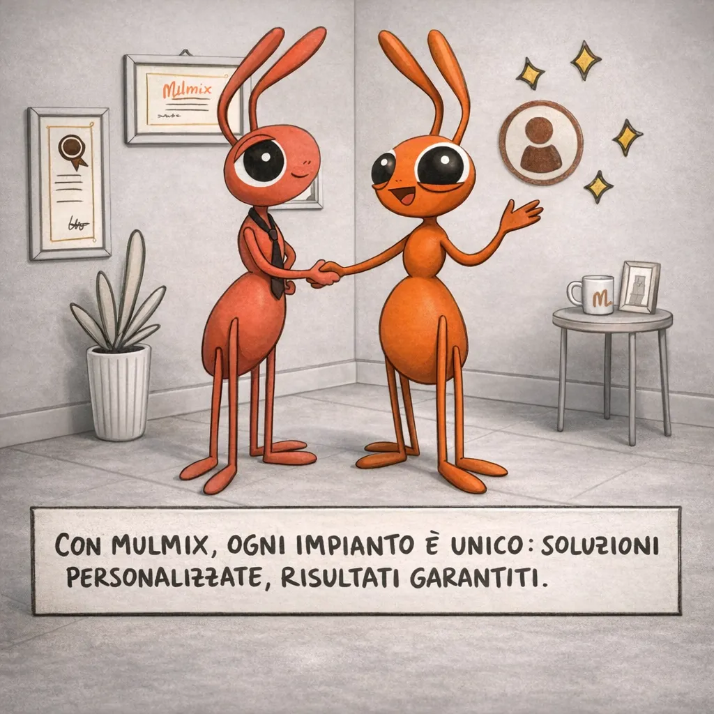 Formix rappresenta la personalizzazione Mulmix: soluzioni su misura progettate per le esigenze di ogni cliente.