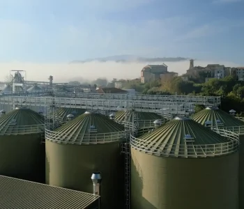 Silos Mulmix presso Molino Bigazzi ripresi dal video emozionale.